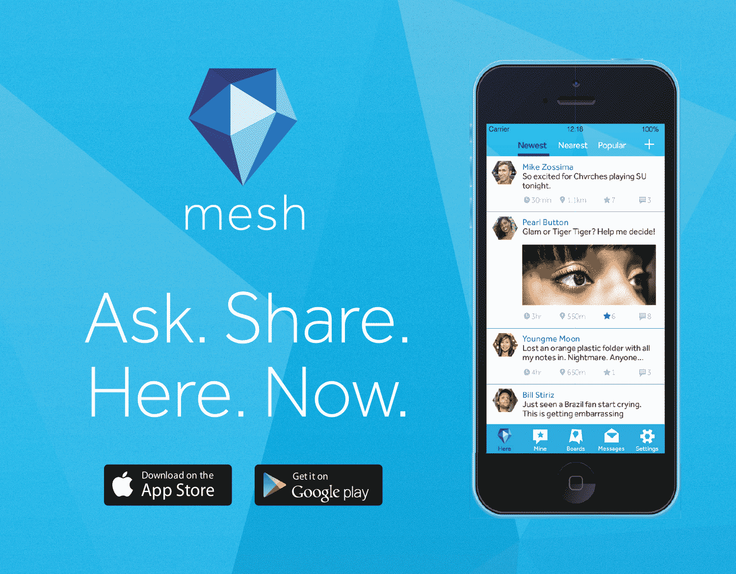 Mesh - Ask. Share. Here. Now