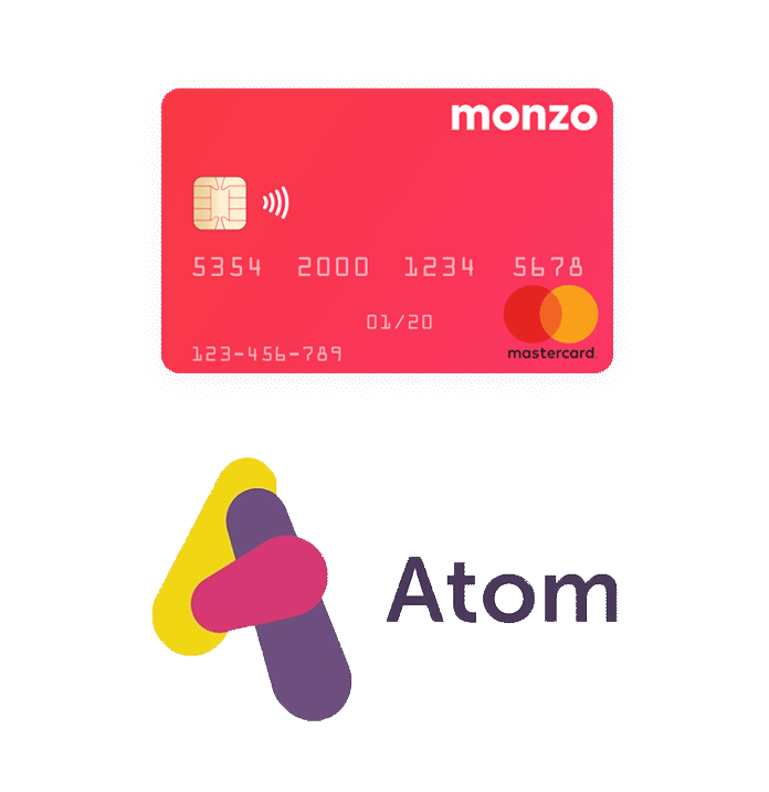 Atom Monzo bank logo