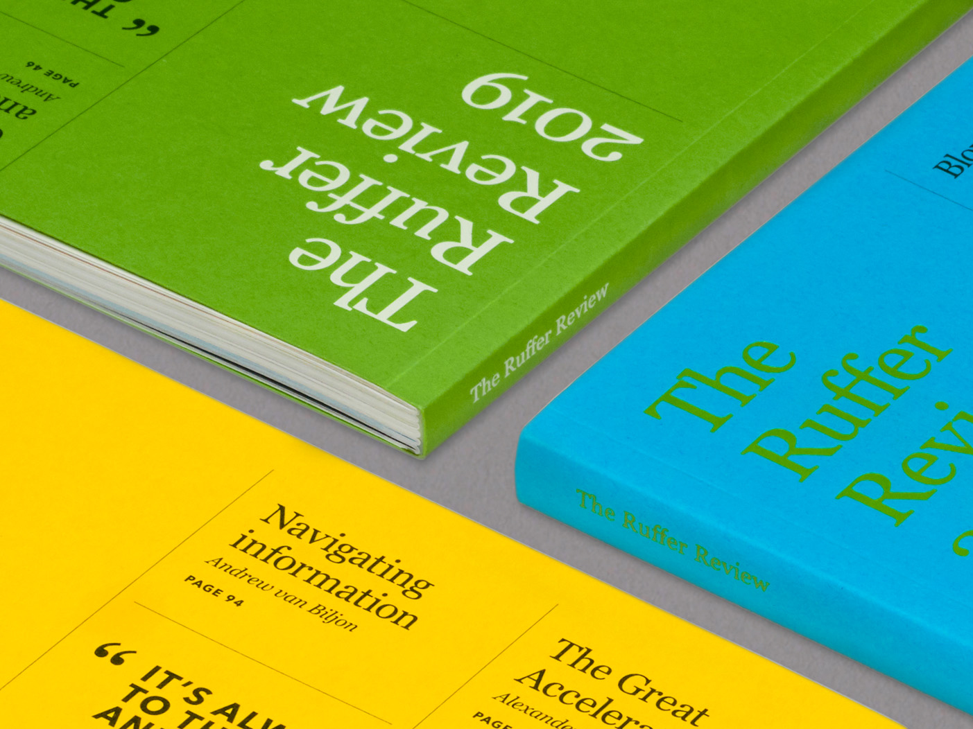 Ruffer LLP - Distinctive editorial design